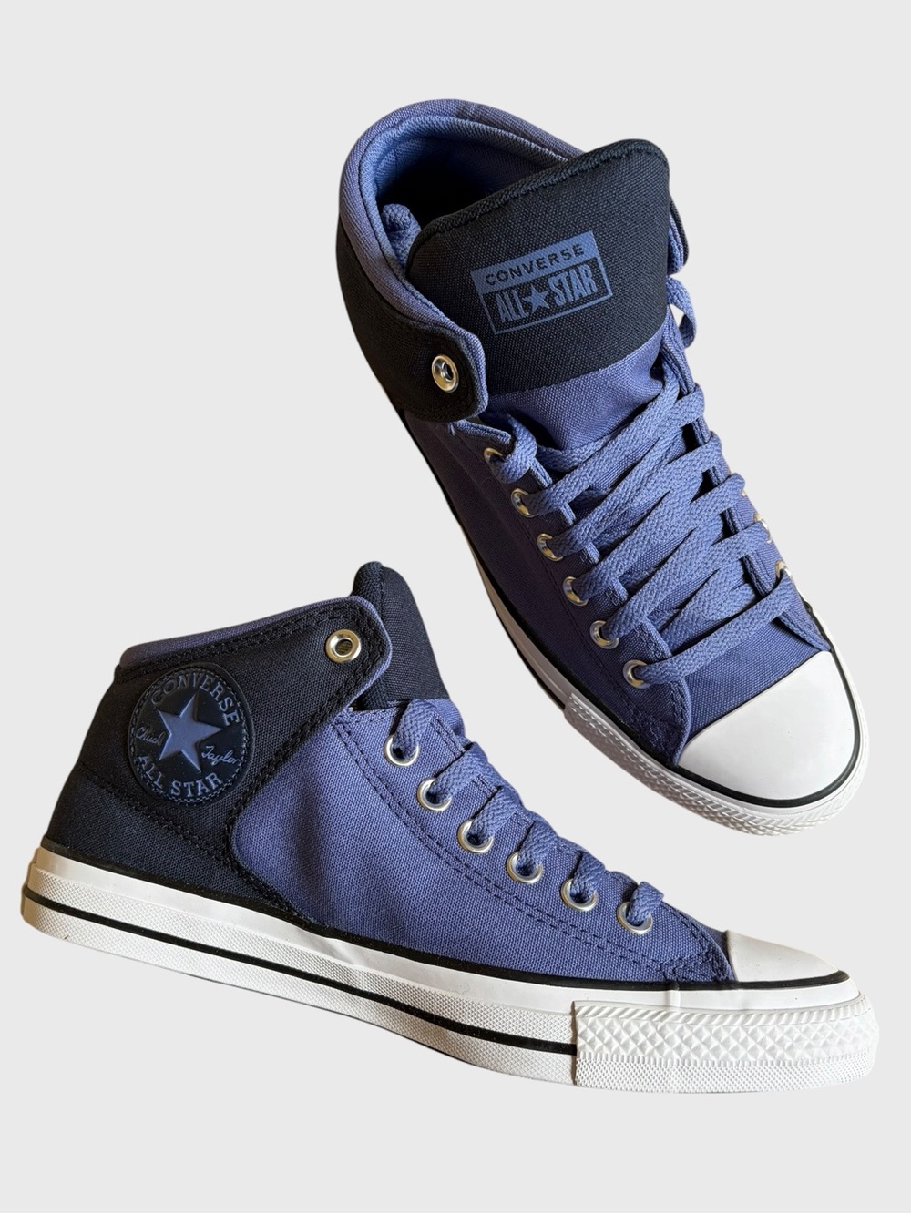 NWB Converse CTAS High Street Mid Colorblock Sneakers Size Men's 8 Wm's 10 Blue